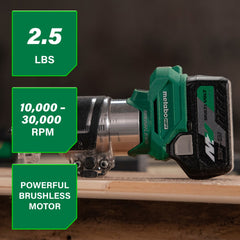Metabo HPT 18V MultiVolt Brushless Lithium-Ion Cordless Trim Router (Tool Only)