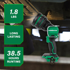 Metabo HPT 18V MultiVolt 1050 Lumen Lithium-Ion Cordless LED Handheld Spotlight (Tool Only)