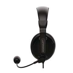 Morpheus 360 Binaural Over the Head Deluxe Multimedia Stereo USB Headset with Adjustable Boom Microphone