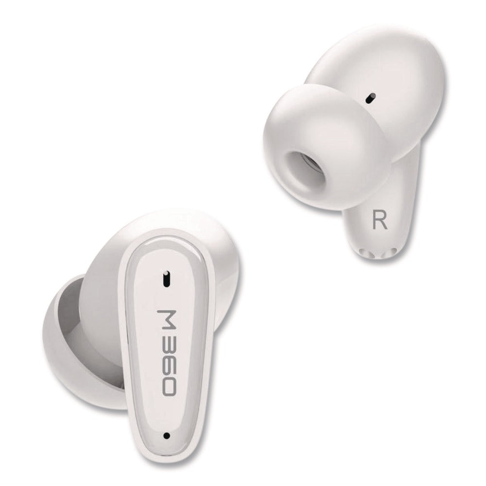 Morpheus 360 Nemesis True Wireless Earbuds, White