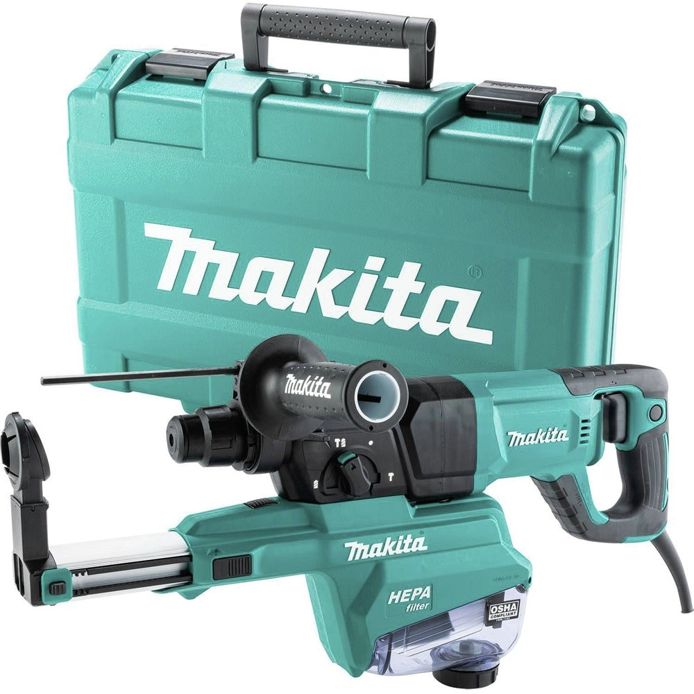 Makita 8 Amp AVT HEPA Dust Extractor Corded 1 in. SDS-Plus Rotary Hammer With D-Handle