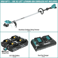 Makita 18V X2 (36V) LXT Brushless Lithium-Ion Cordless String Trimmer Kit (5 Ah)