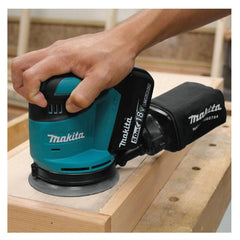 Factory Reconditioned Makita 18V LXT Lithium-Ion 5 in. Cordless Random Orbit Sander Kit (3 Ah)