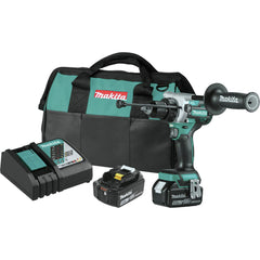 Factory Reconditioned Makita 18V LXT Brushless Lithium-Ion 1/2 in. Cordless Hammer Drill Driver Kit with 2 Batteries (5 Ah)