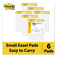 Post-it Easel Pads Super Sticky 15 in. x 18 in. 20 Sheets Unruled Vertical-Orientation Self-Stick Easel Pads - White (2/Pack)
