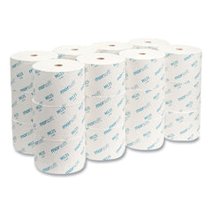 Morcon Paper 1-Ply Small Core Septic-Safe Bath Tissue - White (2500 Sheets/Roll, 24 Rolls/Carton)