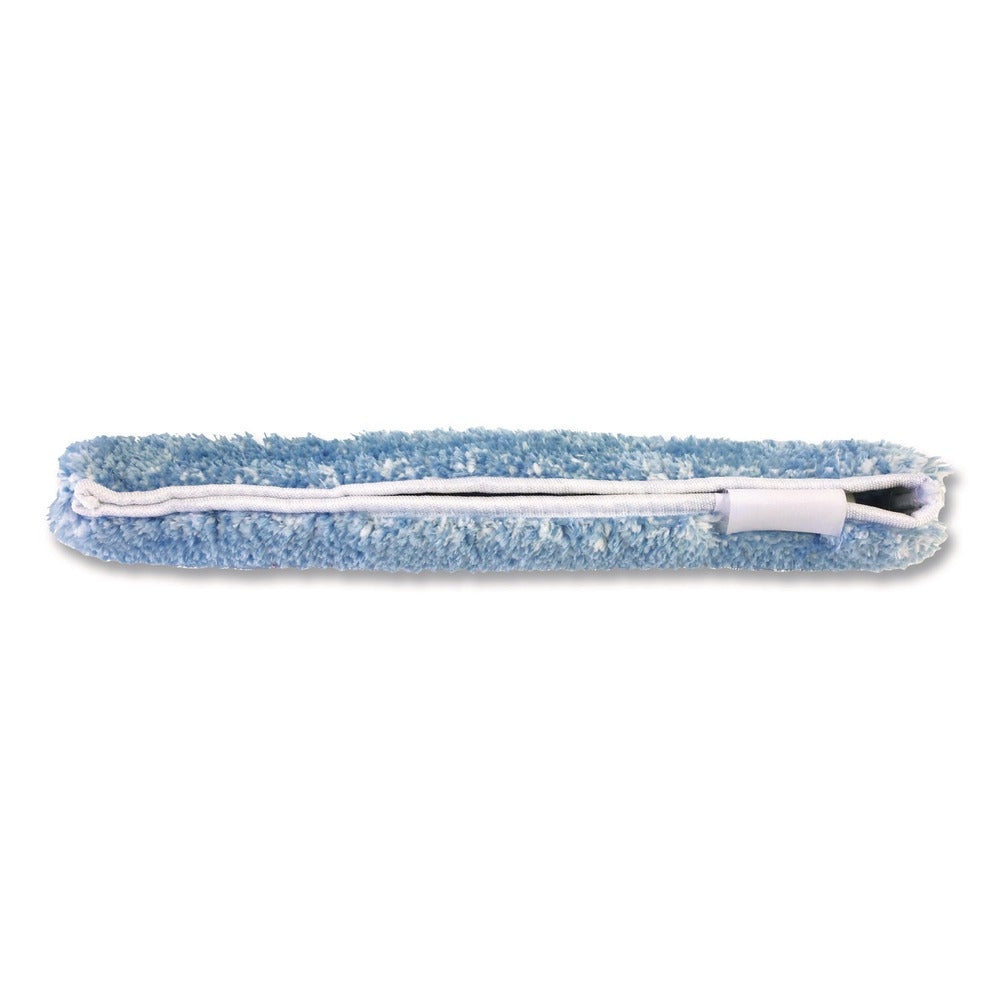 Nexstep Commercial Products MaxiPlus Combo Window Washer and Squeegee Microfiber Replacement Sleeve, 15.5-in Wide, Blue