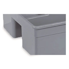 Nexstep Commercial Products MaxiRough Maid Caddies, 2 Compartments, 12 x 7, Gray