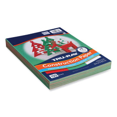 Pacon Tru-Ray 9 x 12 70 lb. Text Weight Construction Paper - Assorted Holiday Colors (150/Pack)
