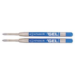 Parker Parker Medium Conical Tip Retractable Gel Ink Roller Ball Pens Refill - Blue Ink (2/Pack)