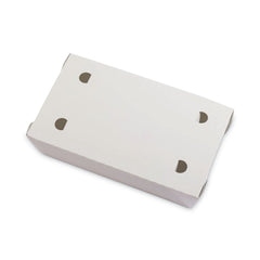 Pactiv Corp. NOB03W 66 oz 6.5 x 4.5 x 3.25 EarthChoice OneBox Paper Box - White (160/Carton)
