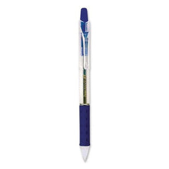 Pentel R.S.V.P. Super RT 0.7 mm Medium Retractable Ballpoint Pen - Blue Ink, Translucent Blue/Blue Barrel (1-Dozen)