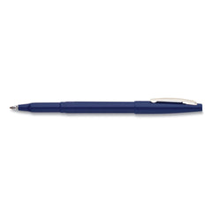 Pentel Rolling Writer Medium 0.8 millimeter Stick Rollerball Pen - Blue Ink/Barrel (1-Dozen)
