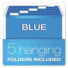 Pendaflex 6 in. Long Desktop File with Hanging Folders - Letter Size/Granite