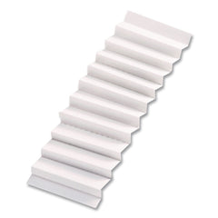 Pendaflex 2 in. Wide 1/5-Cut Blank Inserts for Hanging File Folders - White (100/Pack)