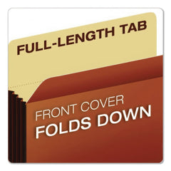 Pendaflex 3.5 in. Expansion Legal Size File Cabinet Pockets - Redrope (10/Box)