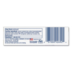 Crest 0.85 oz. Tube 3D White Brilliance Advanced Whitening and Stain Protection Toothpaste (72/Carton)