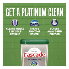Cascade Platinum ActionPacs, Fresh Scent 14 oz Pack, 4 Packs/Carton