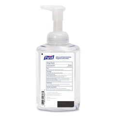 PURELL 5009-04 515 mL Pump Bottle Advanced Hand Sanitizer Foam - Fragrance-Free (4/Carton)