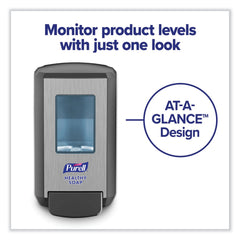 PURELL CS4 4.88 in. x 8.8 in. x 11.38 in. Push-Style Soap Dispenser - Graphite (1/Carton)