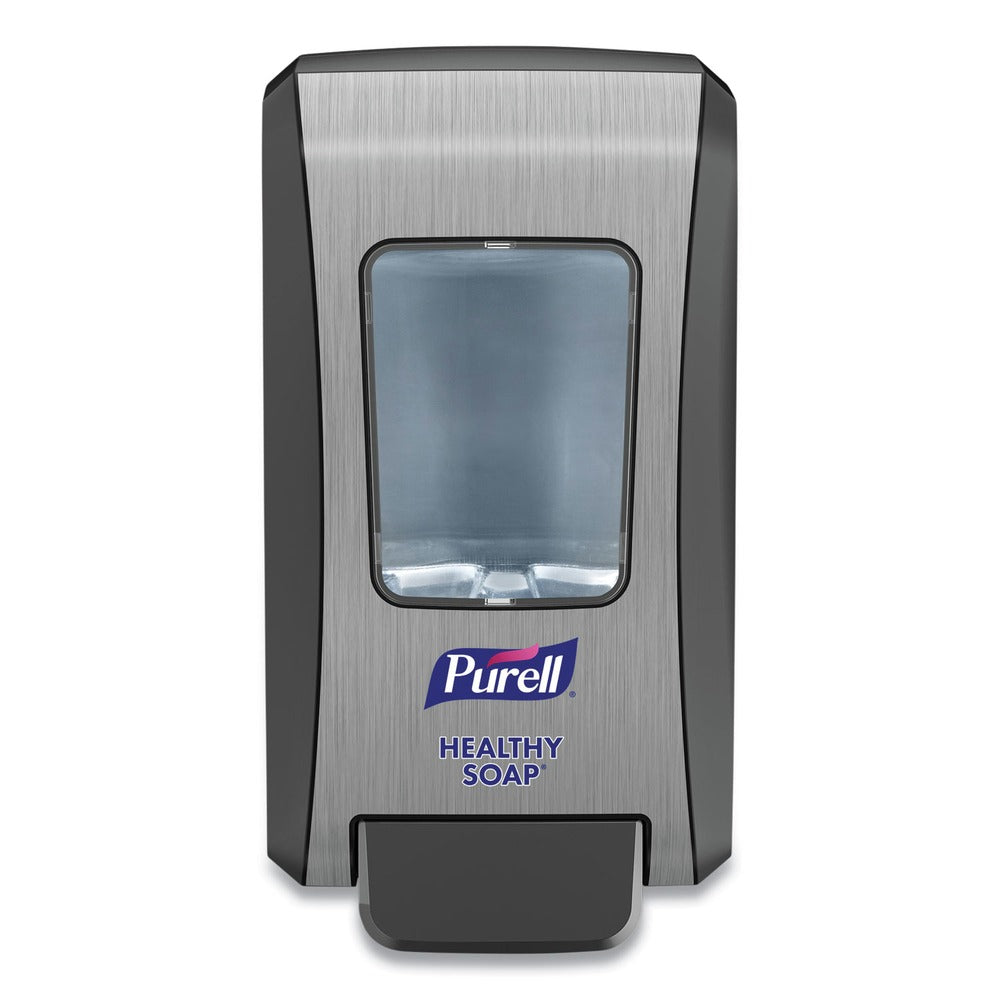 PURELL 5234-06 FMX-20 6.5 in. x 4.65 in. x 11.86 in. 2,000 mL Soap Push-Style Dispenser - Graphite/Chrome (6/Carton)
