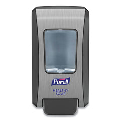 PURELL 5234-06 FMX-20 6.5 in. x 4.65 in. x 11.86 in. 2,000 mL Soap Push-Style Dispenser - Graphite/Chrome (6/Carton)