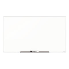 Quartet InvisaMount 50 x 28 Magnetic Glass Marker Board - White Surface