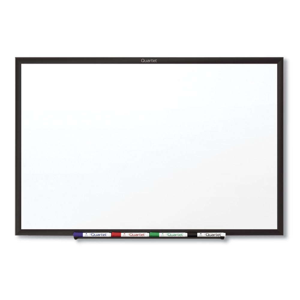 Quartet Classic Series Melamine Dry Erase Board, 60 X 36, White Surface, Black Frame