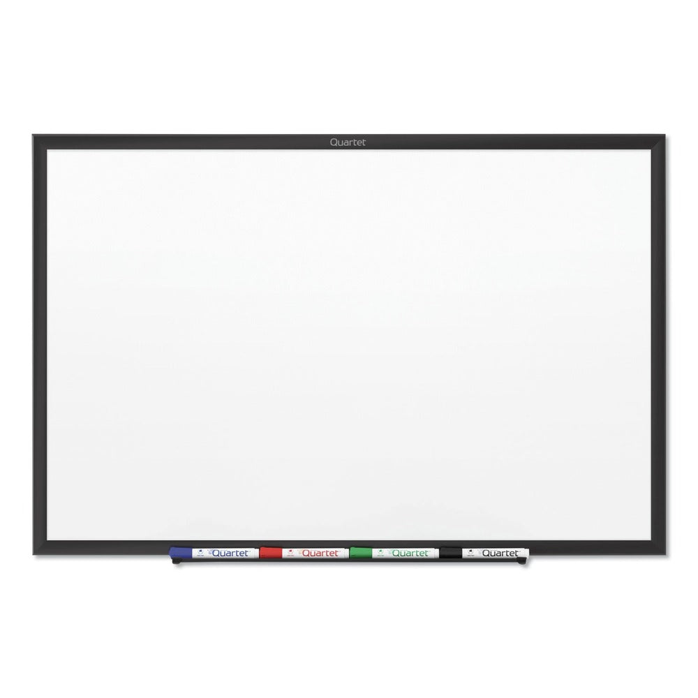 Quartet Classic Series Nano-Clean 48 x 36 Dry Erase Board - White Surface/Black Aluminum Frame