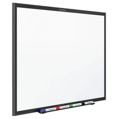 Quartet Classic Series Nano-Clean 48 x 36 Dry Erase Board - White Surface/Black Aluminum Frame