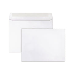 Quality Park 9 in. x 12 in. #10 1/2 Cheese Blade Flap Gummed Closure Open-Side Booklet Envelope - White (250/Box)