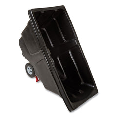 Rubbermaid Commercial 202 gal. 450 lbs. Capacity Plastic Rotomolded Tilt Truck - Black