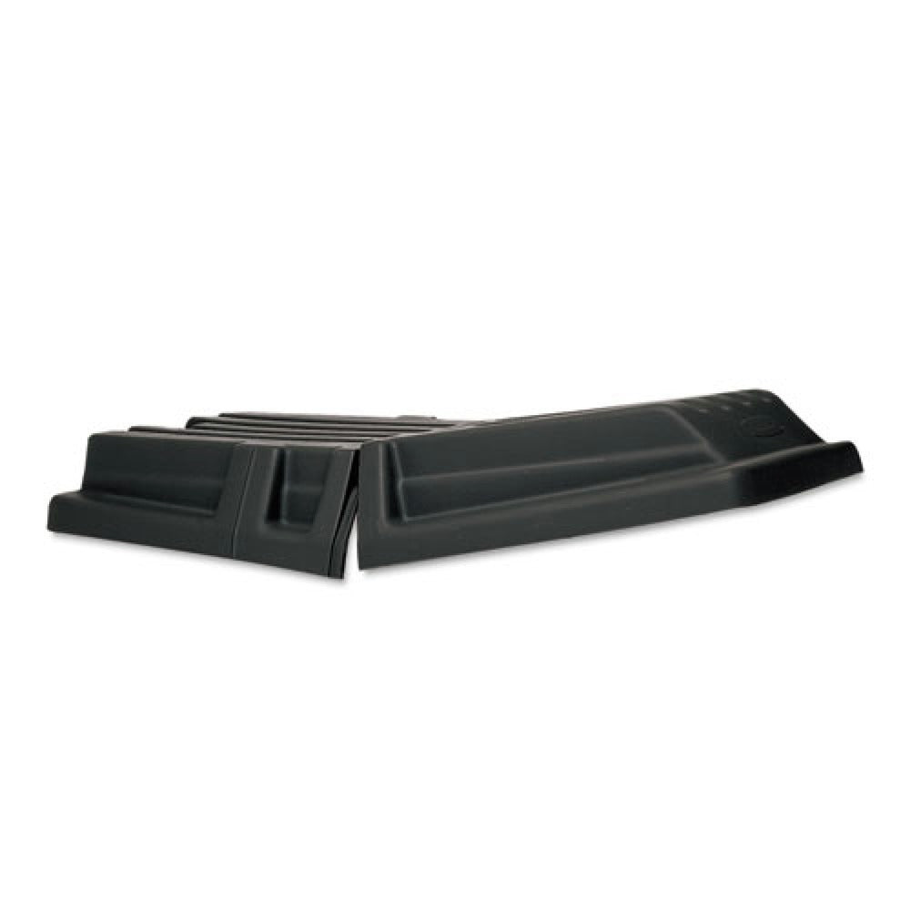Rubbermaid Commercial Hinged Dome 34.14 in. x 69.66 in. x 8.4 in. Tilt Truck Lid - Black