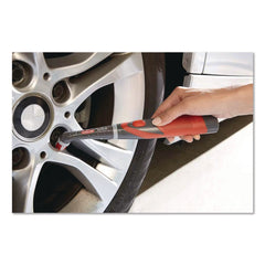 Rubbermaid Multi-Purpose Cordless Battery Power Scrubber Red/White Nylon Bristles 12.68-in Brush 7-in Red/Black Handle