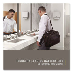 Rubbermaid Commercial 1938171 11 in. x 14 in. x 3.5 in. Touch Free, Foam One Shot Soap Dispenser - Chrome