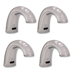 Rubbermaid Commercial 1938171 One Shot 11 in. x 14 in. x 3.5 in. Touch Free Foam Soap Dispenser - Chrome (4/Carton)