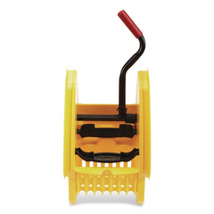 Rubbermaid Commercial 2064959 WaveBrake 2.0 Down-Press Plastic Wringer - Yellow