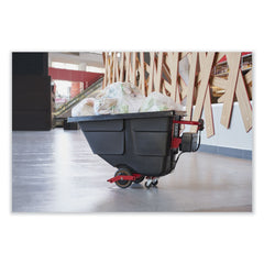 Rubbermaid Commercial 101 gal 850 lb Capacity Plastic Motorized Roto Tilt Truck - Black
