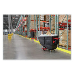 Rubbermaid Commercial 202 gal 1000 lb Capacity Plastic Motorized Roto Tilt Truck - Black