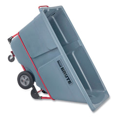 Rubbermaid Commercial 1 cu yd BRUTE DURATILT Frame Tilt Truck Standard Duty 1200 lb Capacity Gray