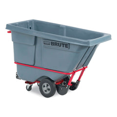 Rubbermaid Commercial 0.5 cu yd BRUTE DURATILT Frame Tilt Truck Standard Duty 850 lb Capacity Gray