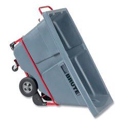 Rubbermaid Commercial 0.5 cu yd BRUTE DURATILT Frame Tilt Truck Standard Duty 850 lb Capacity Gray