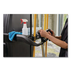 Rubbermaid Commercial Plastic Vacuum Holder for All Rubbermaid Commercial Full-Size and Compact Housekeeping Carts - Black (6/Carton)