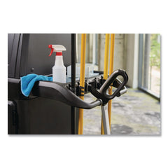 Rubbermaid Commercial Plastic Vacuum Holder for All Rubbermaid Commercial Full-Size and Compact Housekeeping Carts - Black (6/Carton)