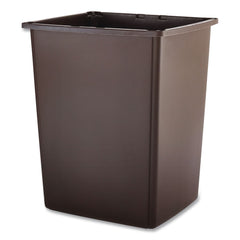 Rubbermaid Commercial FG256B00BRN 56 gal. Plastic Glutton Container - Brown