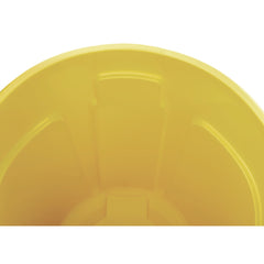 Rubbermaid Commercial 20 gal. Vented Round Plastic Brute Container - Yellow