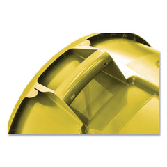 Rubbermaid Commercial 20 gal. Vented Round Plastic Brute Container - Yellow