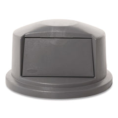 Rubbermaid Commercial 22.75 in. x 12.25 in. BRUTE Dome Top Swing Door Lid for 32 gal. Waste Containers - Gray
