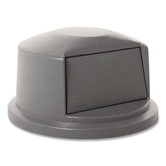 Rubbermaid Commercial 22.75 in. x 12.25 in. BRUTE Dome Top Swing Door Lid for 32 gal. Waste Containers - Gray