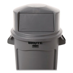 Rubbermaid Commercial 22.75 in. x 12.25 in. BRUTE Dome Top Swing Door Lid for 32 gal. Waste Containers - Gray